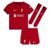 Dres Liverpool Mohamed Salah #11 Domaci za djecu 2022-23 Kratak Rukav (+ kratke hlače)